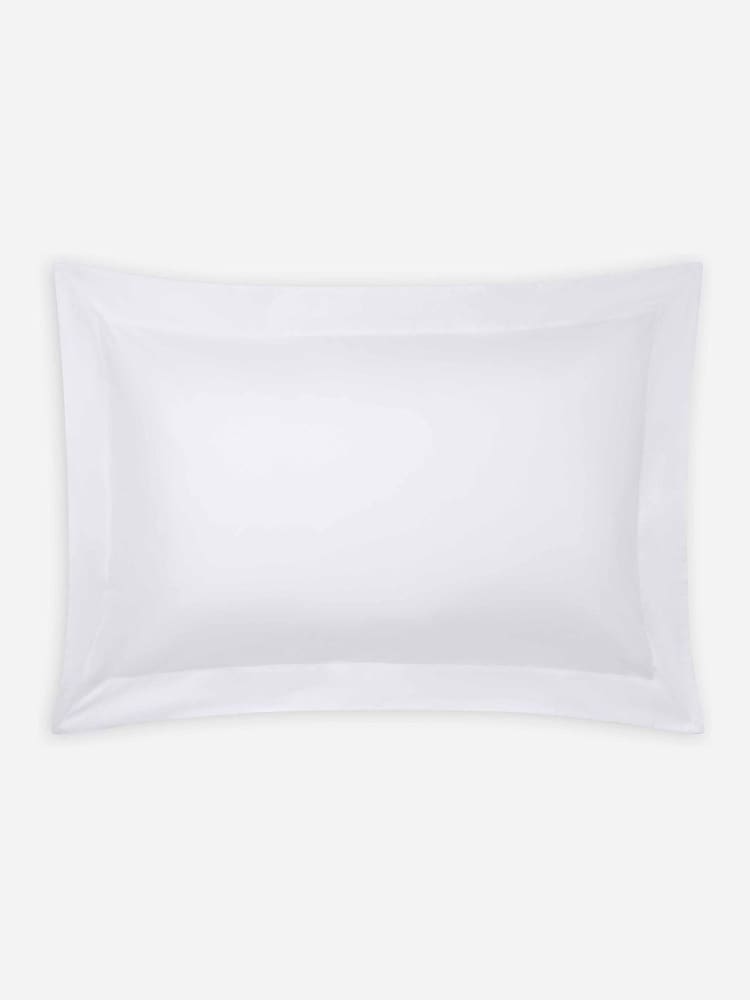 Jasper Conran London White 300 Thread Count Percale 100% Cotton Oxford Pillowcase - Image 2 of 3