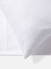 Jasper Conran White 500 Thread Count Satin Stripe 100% Cotton Pillowcase - Image 4 of 4
