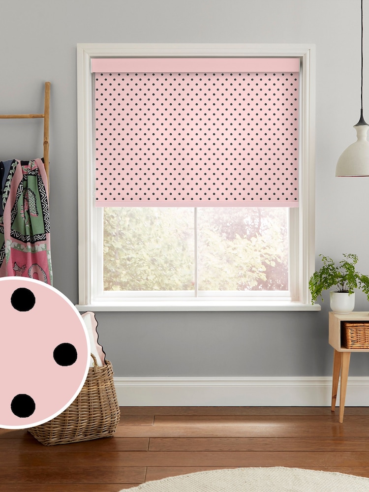 Cath Kidston Pink Made To Measure Roller Blinds - Image 1 of 6