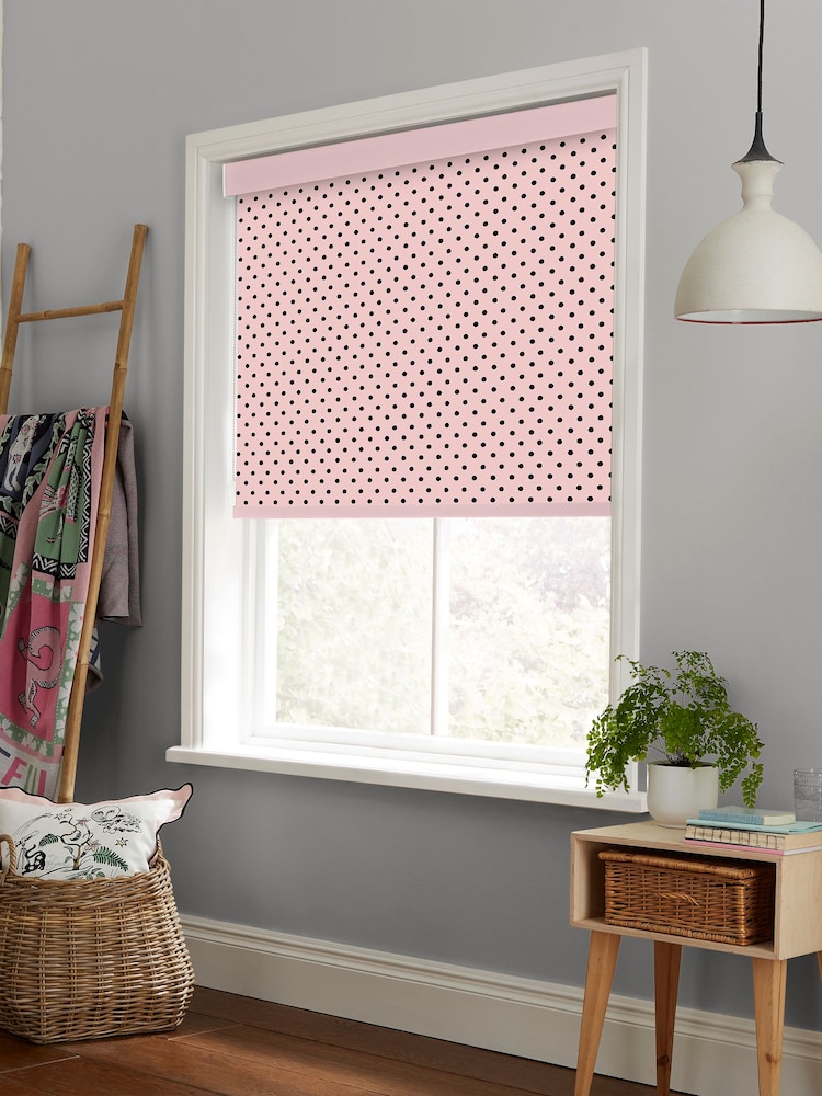 Cath Kidston Pink Made To Measure Roller Blinds - Image 2 of 6