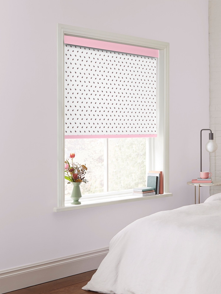 Cath Kidston White Rose Bud Made To Measure Roller Blinds - Image 2 of 6
