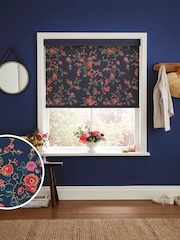 Cath Kidston Blue Millfield Blossom Made To Measure Roller Blinds - Image 1 of 6