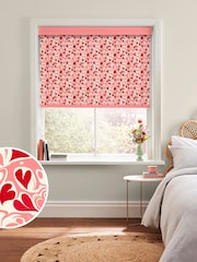 Cath Kidston Red Marble Hearts Made to Measure Roller Blinds - Image 1 of 6