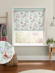 Cath Kidston Mint Green Magical Kingdom Made to Measure Roller Blinds - Image 1 of 6