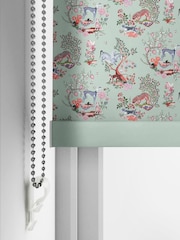 Cath Kidston Mint Green Magical Kingdom Made to Measure Roller Blinds - Image 4 of 6
