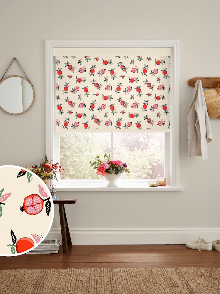 Cath Kidston Orange Pomegranate Made To Measure Roller Blinds - Image 1 of 6
