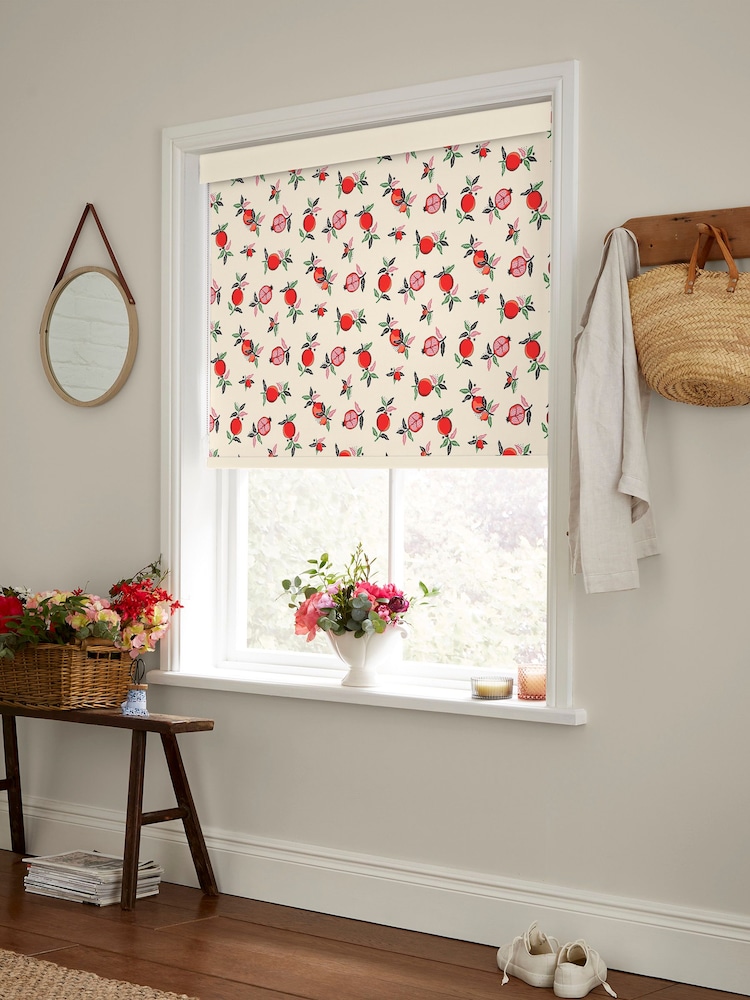 Cath Kidston Orange Pomegranate Made To Measure Roller Blinds - Image 2 of 6