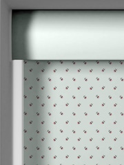 Cath Kidston Mint Green Rose Bud Made To Measure Roller Blinds - Image 3 of 6