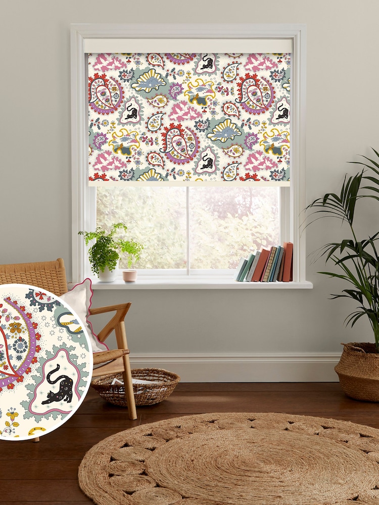 Cath Kidston Multi Paisley Made to Measure Roller Blinds - Image 1 of 6