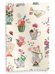 Cath Kidston Cream Cups And Vases Made To Measure Roller Blinds - Image 5 of 6