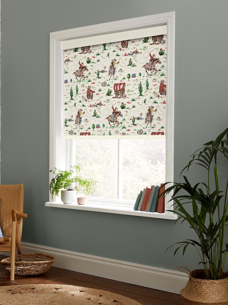 Cath Kidston Multi Cowboy Made To Measure Roller Blinds - Image 2 of 6
