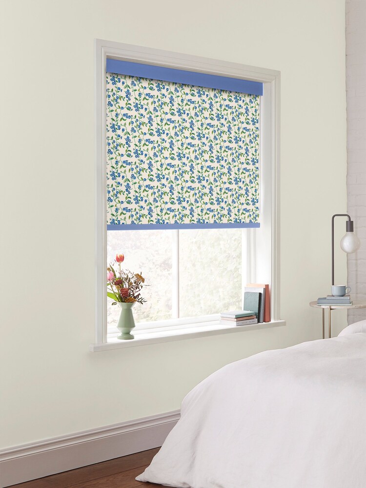 Cath Kidston Blue Forget Me Not Made to Measure Roller Blinds - Image 2 of 6