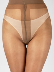 Aristoc Natural 10 Denier Ultra Shine Tights 3 Pair Pack - Image 3 of 5