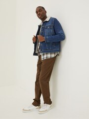 FatFace Blue Denim Mid Wash Jacket - Image 3 of 5
