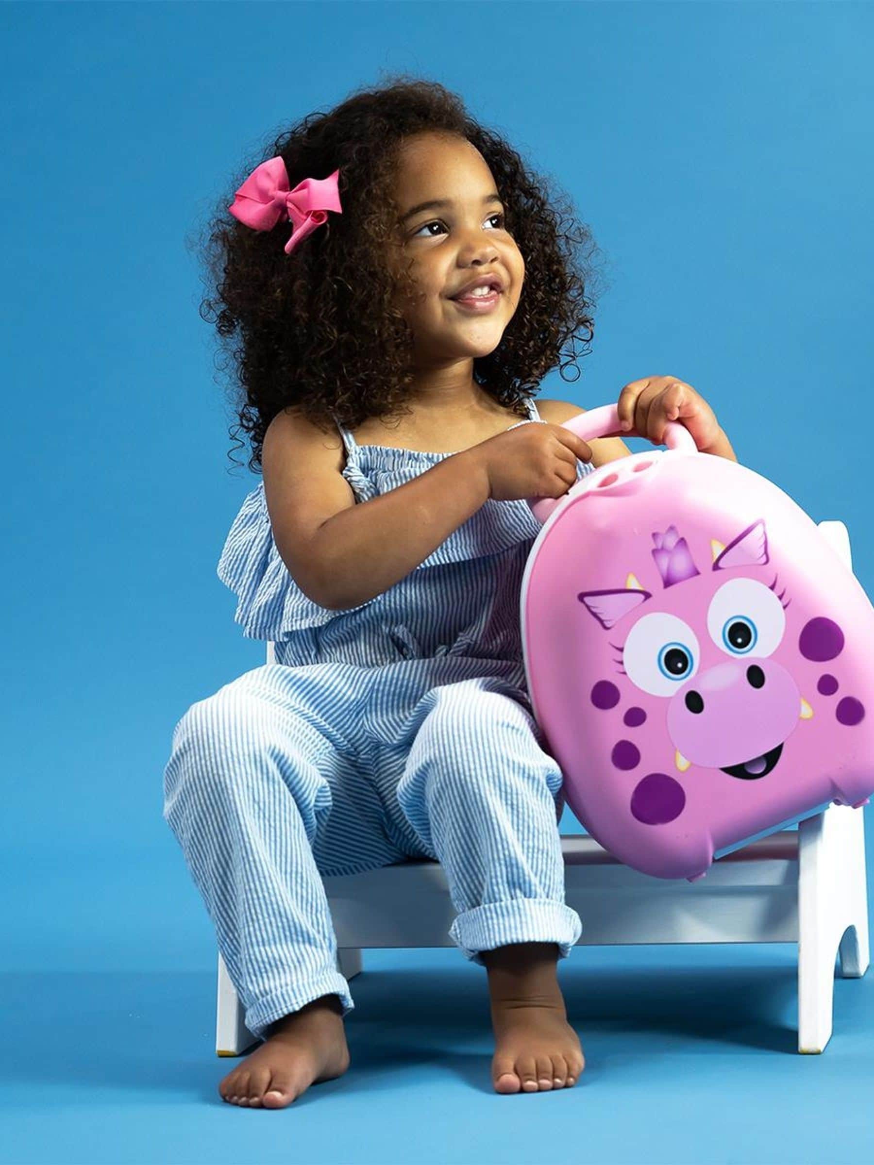 - My Carry PottyTravel Award-Winning Portable Toddler Toilet Seat For Kids To Take Everywhere (Pink Dragon) - Image 2