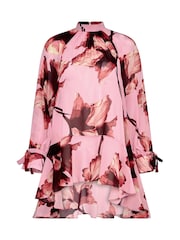 Star by Julien MacDonald Pink Dipped Hem Tunic Top - Image 5 of 5