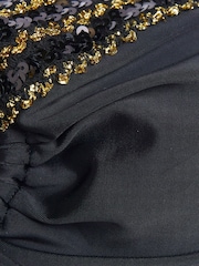 River Island Black Off Shoulder Elastic Bandeau Bikini Top - Image 5 of 5