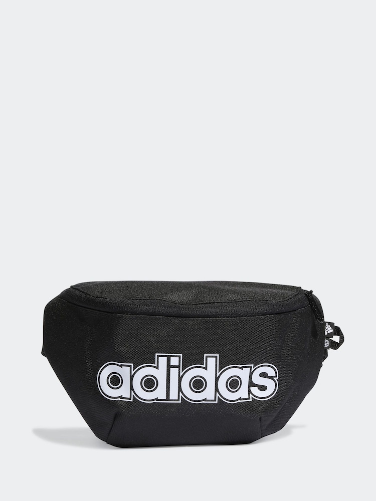 adidas Black Classic Foundation Waist Bag - Image 1 of 6