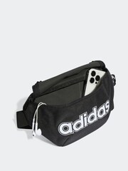 adidas Black Classic Foundation Waist Bag - Image 4 of 6
