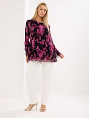 Star by Julien MacDonald Black Frilled Sleeve Blouse - Image 2 of 5