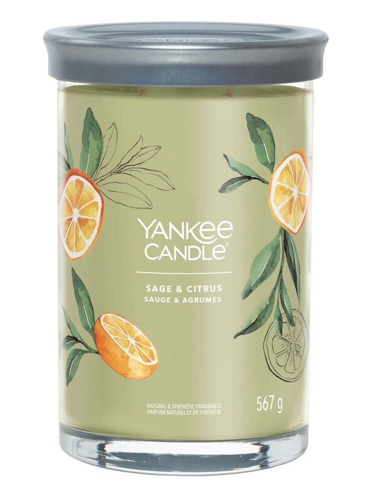 Yankee Candle Signature Large Tumbler Scented Candle, Sage & Citrus - Image 2 of 2