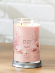 Yankee Candle Signature Large Tumbler Scented Candle, Pink Sands - Image 1 of 2