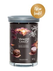 Yankee Candle Signature Large Tumbler Scented Candle, Black Coconut - Image 2 of 2
