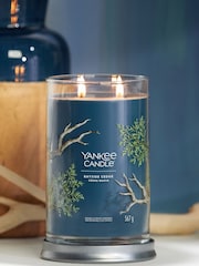 Yankee Candle Signature Large Tumbler Scented Candle, Bayside Cedar - Image 1 of 3