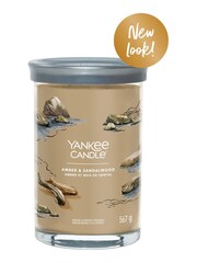 Yankee Candle Signature Large Tumbler Scented Candle, Amber & Sandalwood - Image 2 of 2