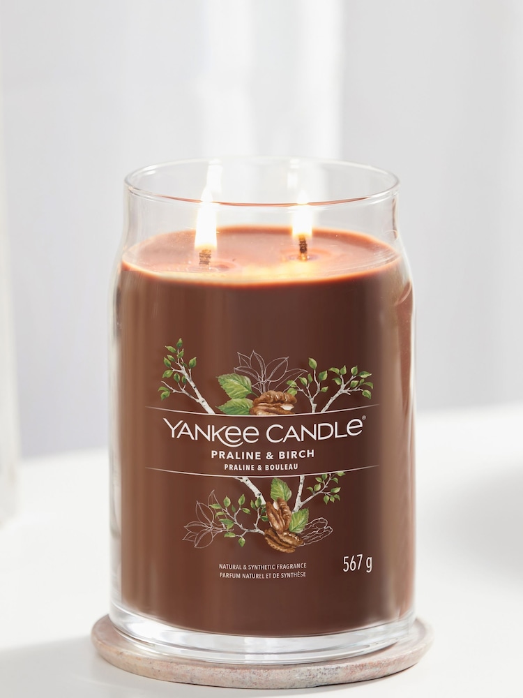 Yankee Candle Signature Large Jar Scented Candle, Praline & Birch - Image 1 of 2