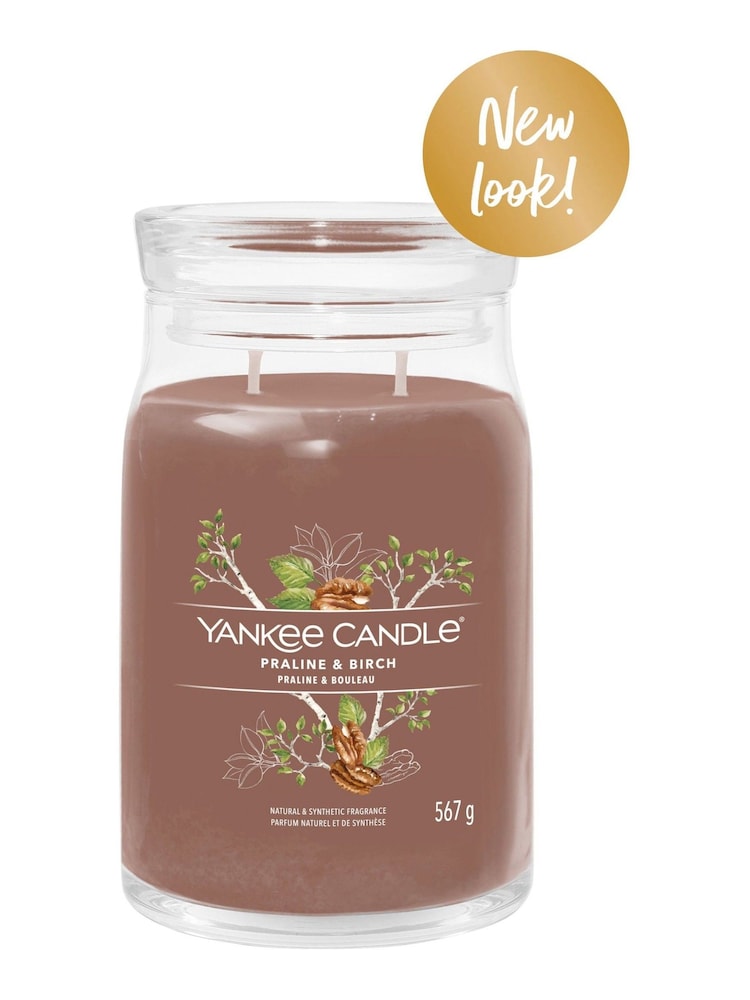Yankee Candle Signature Large Jar Scented Candle, Praline & Birch - Image 2 of 2