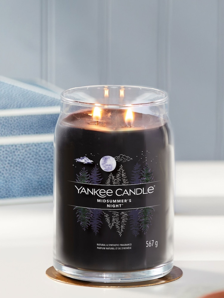 Yankee Candle Signature Large Jar Scented Candle, Midsummers Night - Image 2 of 4
