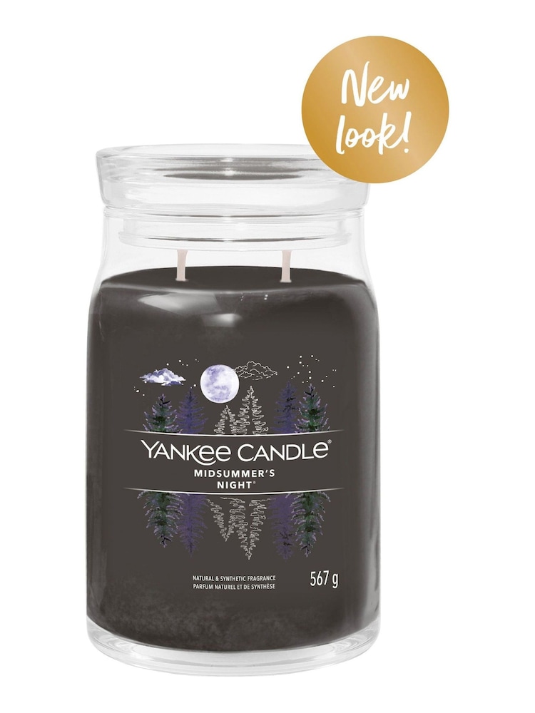 Yankee Candle Signature Large Jar Scented Candle, Midsummers Night - Image 4 of 4