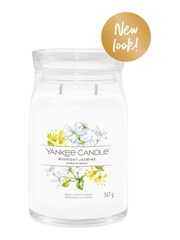 Yankee Candle Signature Large Jar Scented Candle, Midnight Jasmine - Image 2 of 2