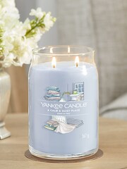 Yankee Candle Signature Large Jar Scented Candle, A Calm & Quiet Place - Image 1 of 2