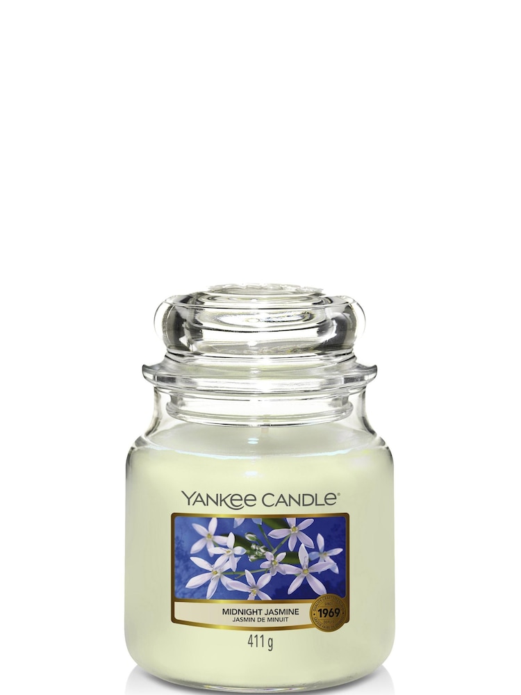 Yankee Candle Original Medium Jar Scented Candle, Midnight Jasmine - Image 2 of 3