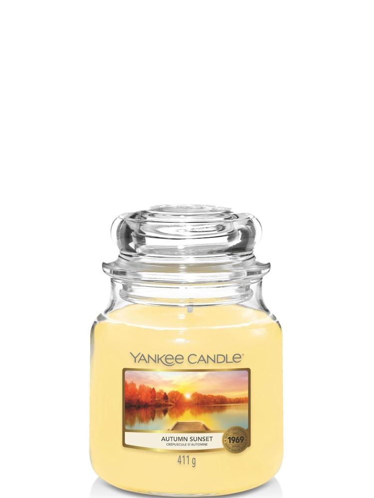 Yankee Candle Original Medium Jar Scented Candle, Autumn Sunset - Image 2 of 3