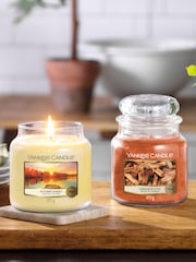 Yankee Candle Original Medium Jar Scented Candle, Autumn Sunset - Image 3 of 3