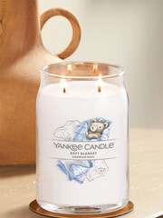 Yankee Candle Signature Jar Scented Candle, Soft Large Blanket - Image 1 of 3