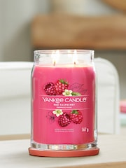 Yankee Candle Signature Jar Scented Candle, Red Raspberry - Image 1 of 2