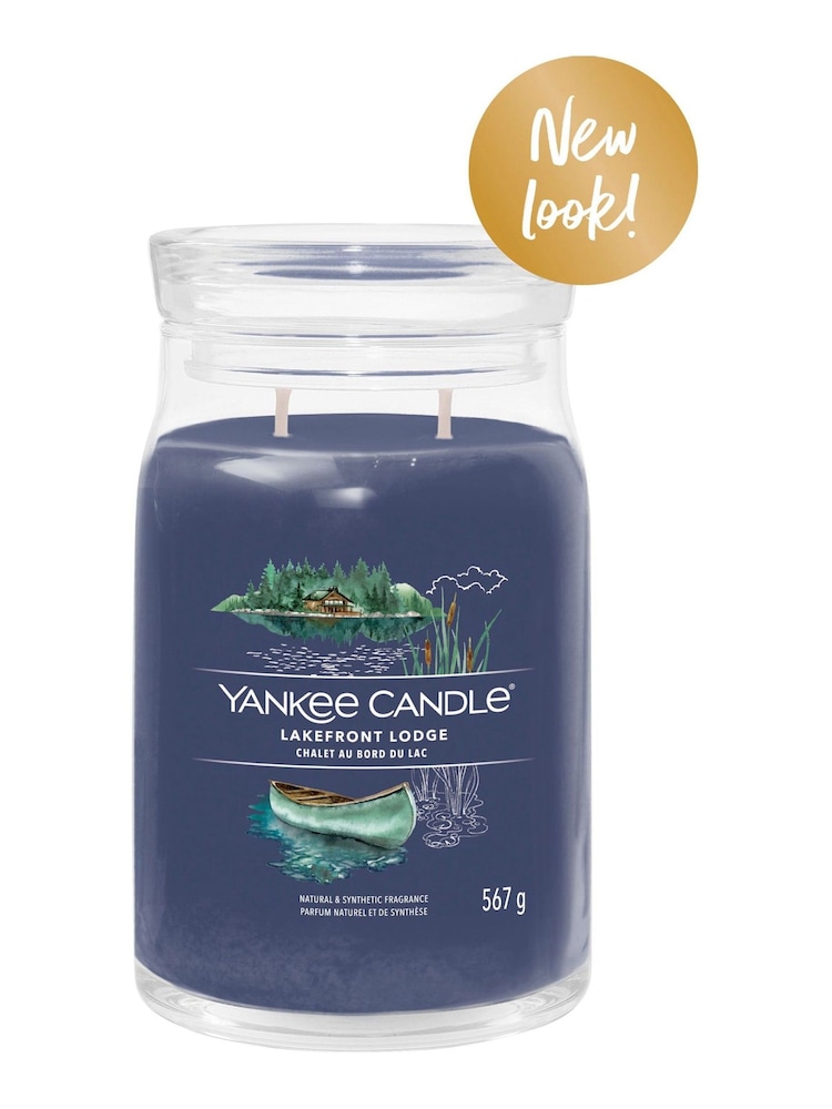 Yankee Candle Signature Large Jar Scented Candle, Lakefront Lodge - Image 2 of 2
