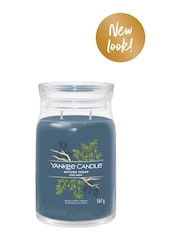 Yankee Candle Signature Large Jar Scented Candle, Bayside Cedar - Image 2 of 2