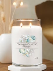 Yankee Candle Signature Jar Scented Candle, Baby Powder - Image 1 of 2