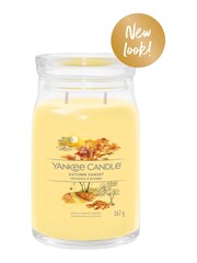Yankee Candle Signature Large Jar Scented Candle, Autumn Sunset - Image 2 of 2