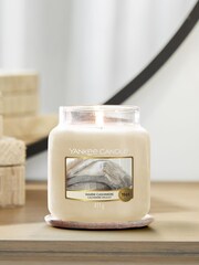 Yankee Candle Original Medium Jar Scented Candle, Warm Cashmere - Image 1 of 3
