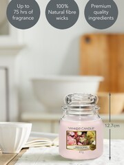 Yankee Candle Original Medium Jar Scented Candle, Fresh Cut Roses - Image 3 of 3