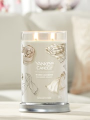 Yankee Candle No Colour Signature Tumbler Scented Candle, Warm Large Cashmere - Image 1 of 3