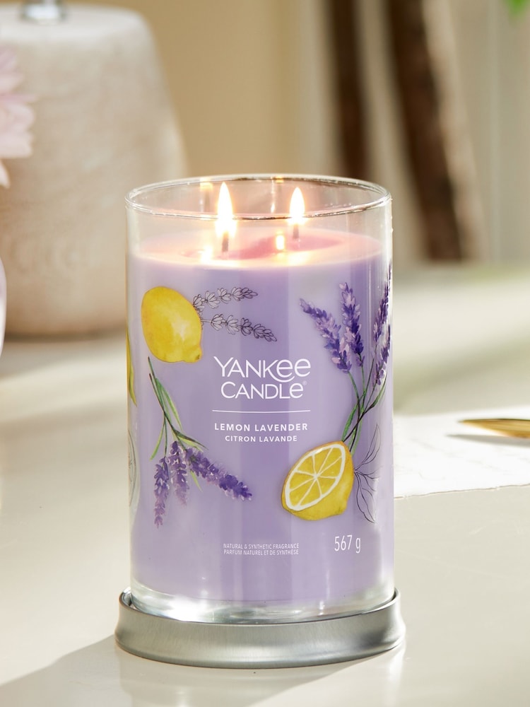 Yankee Candle Signature Large Tumbler Scented Candle, Lemon Lavender - Image 1 of 2