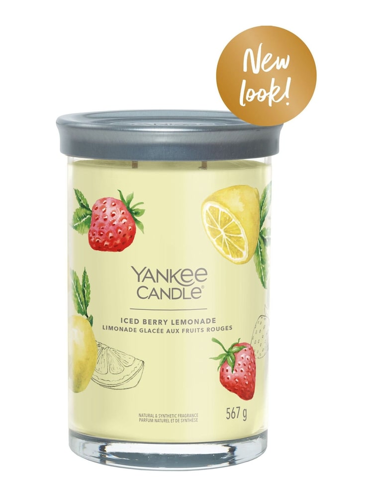 Yankee Candle Signature Large Tumbler Scented Candle, Iced Berry Lemonade - Image 2 of 2