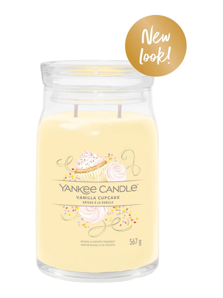 Yankee Candle Signature Jar Scented Candle, Vanilla Cupcake - Image 2 of 3